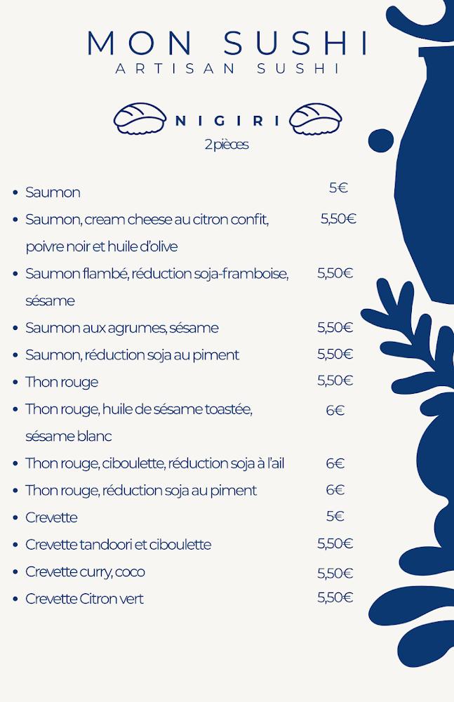 Mon Sushi Coustellet - Menu Image 2