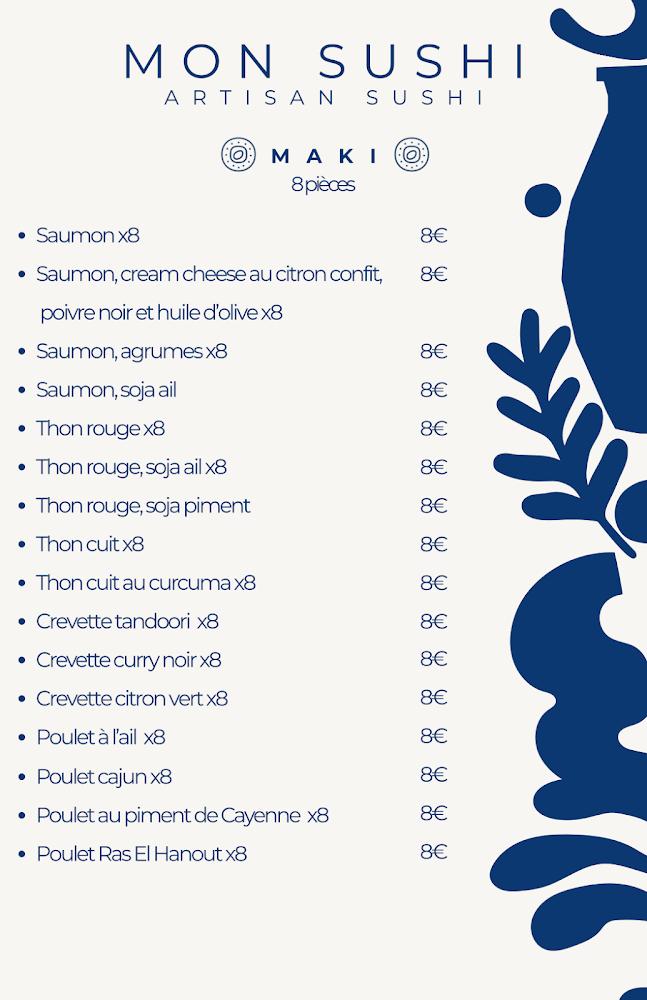 Mon Sushi Coustellet - Menu Image 3